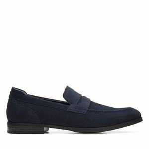 Clarks Bradish Ease Sötétkék | 04ORJHZKS