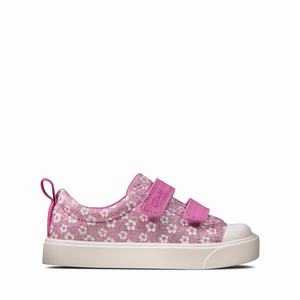 Clarks City Bright Toddler Rózsaszín | 47WSPIFXK