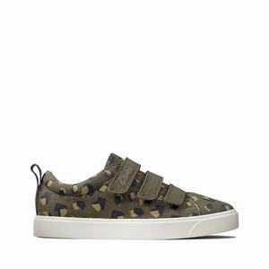Clarks City Vibe Olivazöld Camo | 52ZVSOLWA