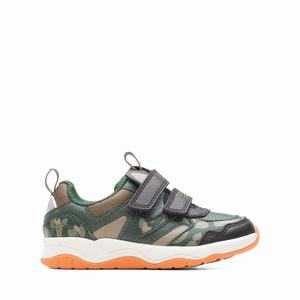 Clarks Clowder Run Toddler Khaki | 75AGREVKC