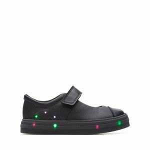Clarks Flare Shine Toddler Fekete | 96CSLHPTE