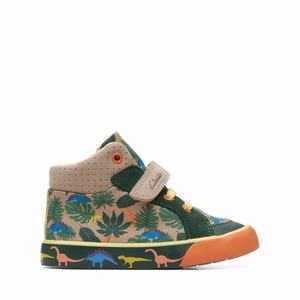 Clarks Foxing Pop Toddler Khaki | 48AKTYIME