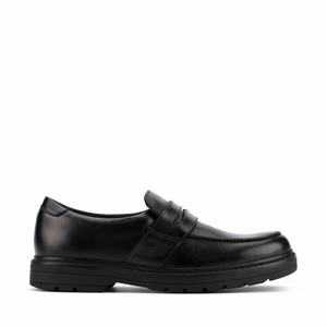 Clarks Loxham Craft Youth Fekete | 39KDHGAEI