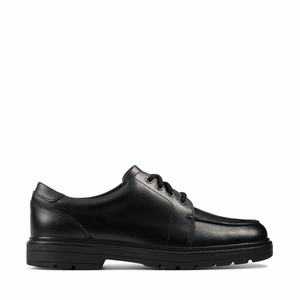 Clarks Loxham Pace Youth Fekete | 31NXCMEZS