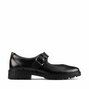 Clarks Loxham Walk Youth Fekete | 06TFLSAVQ