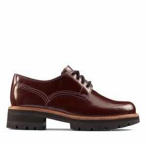 Clarks Orianna Derby Bordó | 57IZTOSMW