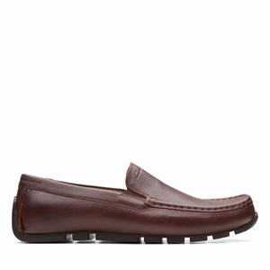 Clarks Oswick Plain Sötétbarna | 01LTDUYJQ