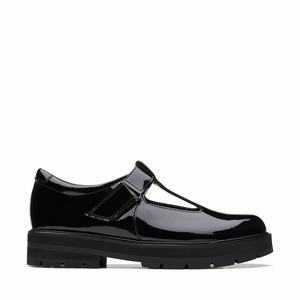 Clarks Prague Brill Youth Fekete | 52RNLPESV