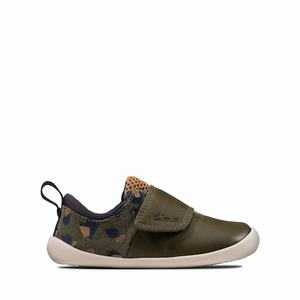 Clarks Roamer Sport Toddler Olivazöld Camo | 02EJMLZBR