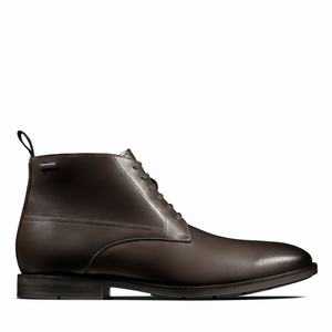 Clarks Ronnie Up GORE-TEX Sötétbarna | 98KEUWXZF