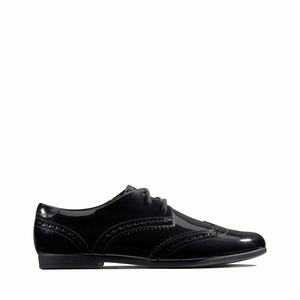 Clarks Scala Csipke Fekete | 17LEVOZQP