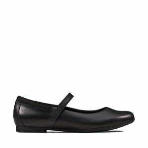 Clarks Scala Dawn Youth Fekete | 40NQWSTLB