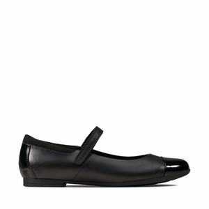 Clarks Scala Gem Youth Fekete | 84CBZIEDH