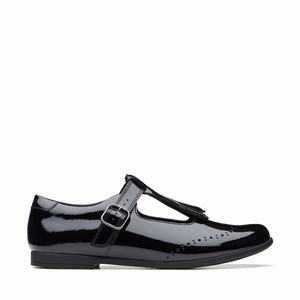 Clarks Scala Teen Youth Fekete | 09KAHSCMB