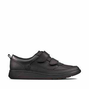 Clarks Scape Flare Youth Fekete | 87TZFLIXE