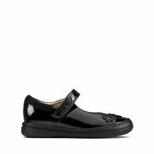Clarks Scooter Daisy Toddler Fekete | 04QLKXOME