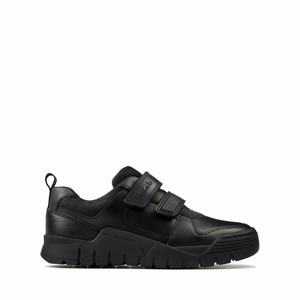 Clarks Scooter Speed Toddler Fekete | 03BWTVJOY