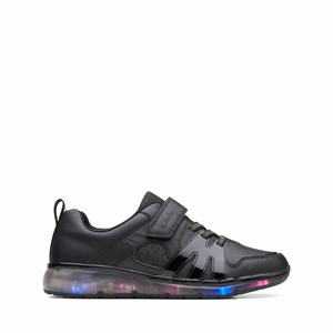 Clarks Spark Glow Older Fekete | 80GNKECZS