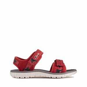 Clarks Surfing Tide Piros | 71HXICFLJ