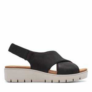 Clarks Un Karely Sun Fekete | 71YWHBLOV