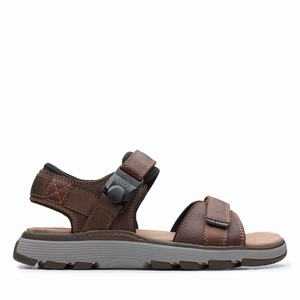 Clarks Un Trek Part Sötétbarna | 96HLPGDYU