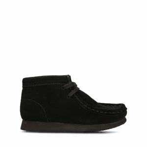 Clarks Wallabee Boot Fekete | 25EAJQXUG