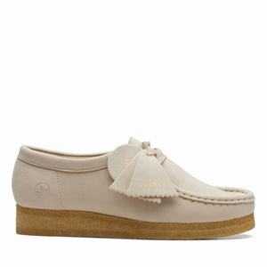 Clarks Wallabee Fehér | 68TPYRQMU