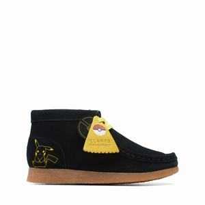 Clarks Wallabee Mist Fekete | 24DAGBWMH