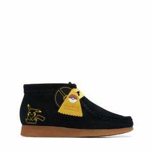 Clarks Wallabee Mist Older Fekete | 74SJPEYKH
